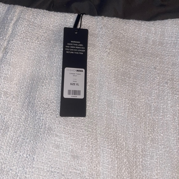 Fashion Nova Tweed Look Shorts *CAN YOU IMAGINE THIS WITH SOME CUTE TIGHTS!?* - Picture 3 of 3